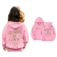 thumbnail image 6 of Teen Girl Hoodies Jesus Hoodies Long Sleeve Graphic Sweatshirt Cute Loose Pullover Top Faith Over Fear Hoodie Toddler Boy Clothes 11-12 Years Cute&nbsp;Boy Girl&nbsp;Clothing, 6 of 9
