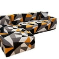 thumbnail image 2 of Stretch Sofa Cover Full Coverage Couch Slipcover Removable Sofa Protector Elastic Band Hem for 1/2/3-Seat Sofa(Zebra Pattern Double), 2 of 2