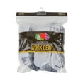 thumbnail image 3 of Fruit of the Loom Work Gear Crew Socks for Men, Gray, Sizes 6-12 (10-Pack), 3 of 5
