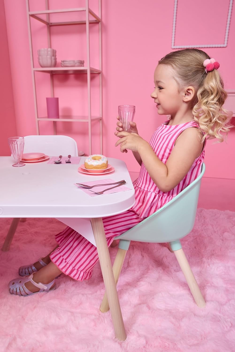 Little Tikes Sweet Spaces Snack & Play Kids Table, Playroom Furniture, Ages 1-6 Years