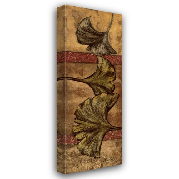 John Kime 9x18 Gallery Wrapped Canvas Wall Art Titled - Ginkgo II