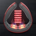 thumbnail image 2 of XIRQI Tens Massager with Heat & Electrodes - 6 Modes,9 Massages for Back,Neck,Leg Pain Relief - Portable Drug-Free Muscle Recovery,42°C Hyperthermia Heated Back Massager for Back Pain, 2 of 7