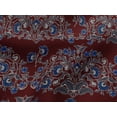 thumbnail image 4 of oneOone Viscose Jersey Fabric Leaves & Floral Block Decor Fabric Printed BTY 60 Inch Wide, 4 of 4