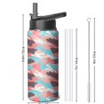 thumbnail image 4 of Camouflage Insulated Stainless Steel Water Bottle with Straw & Cleaning Brush – 18 Oz | Leakproof, BPA-Free, 304 Stainless Steel, Wide Mouth, Travel Mug for Car, Gym, Office, 4 of 5