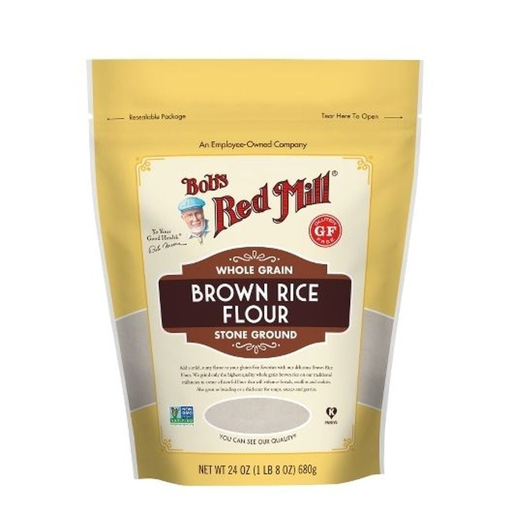 Bobs Red Mill Brown Rice Flour, 24 Ounce Pouch -- 4 per Case