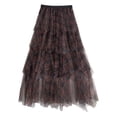 thumbnail image 3 of CAIXIA Mini Skirts for Women Summer Slim Fit Hawaiian Cute Flowy Elastic Waisted Casual Pleated Skirts with Pockets, 3 of 8