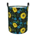 thumbnail image 2 of Goofa Sunflowers And Blue Flower Printed Circular Hamper,Laundry Basket with Handles,Storage Baskets Foldable,Large Capacity Laundry Hamper-Small, 2 of 8