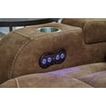 thumbnail image 5 of Signature Design by Ashley Wolfridge Brown Power Reclining Loveseat, 5 of 16