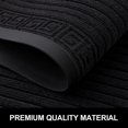 thumbnail image 3 of Buganda Outdoor Doormats, Heavy-duty Rubber Door Mats, Absorbs Moisture and Dirt Outdoor Mats, Low Profile Mats for Entry, 17x30, Black, 3 of 8