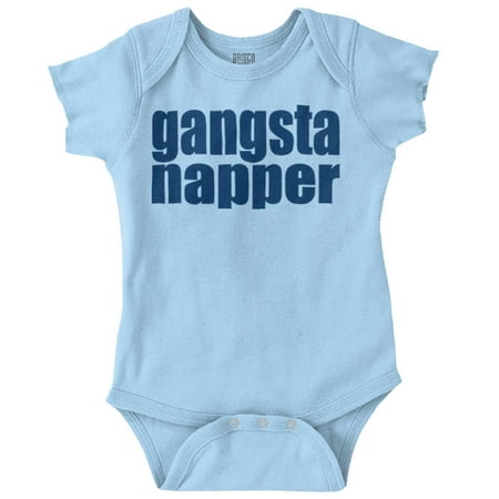

Brisco Brands Gangsta Napper Rap Humor Unisex Baby Bodysuits