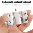 thumbnail image 5 of Stainless Steel Interlock Hanging Buckle Heavy Duty Photo Frame Hook Wall Mounted Flush Mount Brackets For Furniture Connector, 5 of 6