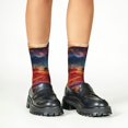 thumbnail image 4 of Honeii Cultural Silhouette Journey Print Children's Colorful Socks,Unisex Kids and Toddlers' Cushioned Sock,Kids Athletic Crew Socks,for Everyday Wear and Sports, 4 of 5