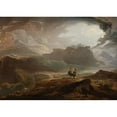 thumbnail image 2 of John Martin 24x18 Black Ornate Framed Double Matted Museum Art Print Titled: Macbeth, 2 of 5