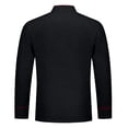 thumbnail image 5 of Unisex Chef Coat, Waterproof Oil-Resistant Long Sleeve Button Front Cardigan Style Kitchen Uniform for Restaurant Hotel Bakery Chefs,Black S, 5 of 6