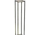 thumbnail image 2 of Benjara 2 Tier Square Stone Top Plant Stand with Metal Frame, Large, Black and Gray, 2 of 5