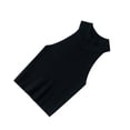 thumbnail image 1 of Sonducket Chaleco de moda sólido sin mangas Sexy chalecos acanalados cómodo transpirable alta elasticidad camiseta sin mangas ropa de Prendas para la parte del cuerpo Negro, 1 of 6