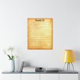 thumbnail image 2 of Scripture Walls Psalm 59 Chapter Gold Bible Canvas Christian Wall Art Ready to Hang Unframed, 2 of 19