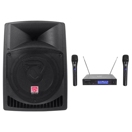 Rockville RPG12 12  Powered Active 800w PA Speaker w/Dual Wireless Mics price history on PriceWatchPro