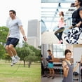 thumbnail image 3 of Yeacher Weighted Jump Rope Skid Jump Rope Adjustable Skipping Rope Jumping Exercise for Home Boxing Body Workout Portable Gym System, 3 of 7