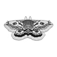 thumbnail image 1 of Capa de mariposa para Halloween, disfraz versátil y cómodo de alas de mariposa para Halloween. Negro Blanco 117cm, 1 of 9