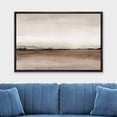 thumbnail image 2 of wall26 Framed Canvas Print Wall Art Minimal Brown Pastel Valley Landscape Nature Wilderness Illustrations Fine Art Decorative Rustic Multicolor for Living Room, Bedroom, Office - 24"x36" Bl, 2 of 5