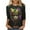 7-Multicolor, variant on Cavosen Carnival Womens 3/4 Sleeve Tops T Shirts Mardi Gras Mask Graphic Print Blouse Round Neck Party Festival Shirts Loose Trendy Holiday Tops Dressy Party Funny T-Shirt L