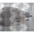 thumbnail image 4 of oneOone Viscose Chiffon Fabric Triangle & Hexagon Geometric Printed Fabric 1 Yard 42 Inch Wide, 4 of 4