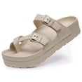 thumbnail image 1 of Sandalias de plataforma para mujer Zapatillas costeras EVA antideslizantes cómodas para el verano, 1 of 7