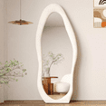 thumbnail image 2 of Melodieux 24"x 63" Free Standing Irrefular Wavy Full Length Mirror, 2 of 4