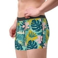 thumbnail image 4 of Balery Tropical Floral Men's Boxer Briefs, Soft and Breathable Cotton Underwear with nylon Waistband-X-Large, 4 of 9