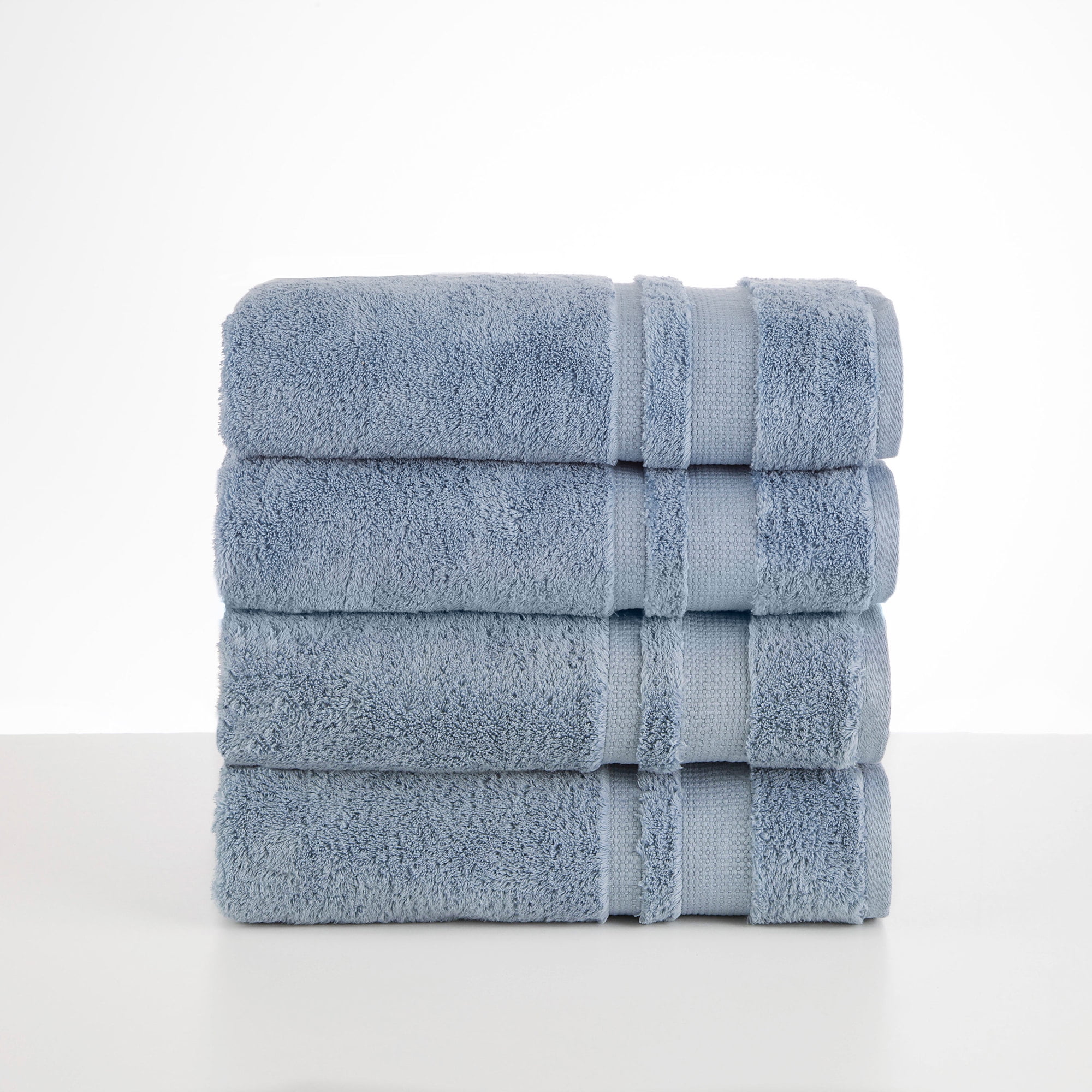 Luxury Supima Spa Blue Bath Towel - Walmart.com