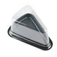 thumbnail image 1 of 100pcs Cake Slice Container Cheesecake Cake Slice Container Holder Transparent Plastic Cakes Box, 1 of 4