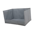 thumbnail image 2 of Bvdfgk Dog Litter Box with High Walls Waterproof Drip Tray Foldable Litter Box and Mesh Gray L, 2 of 9