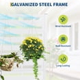 thumbnail image 3 of Raised Garden Bed with Trellis,Planter Box Outdoor Privacy Screen for Climbing Plant,Garden Planter with Drainage Holes,Privacy Planter Boxes for Planting Flower Patio Tomato Vegetable Herb, 3 of 7