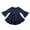Navy, variant on Diufon Toddler Infant Baby Girls Dress Tops Flared Long Sleeve Round Neck Trendy Solid Color Princess Top