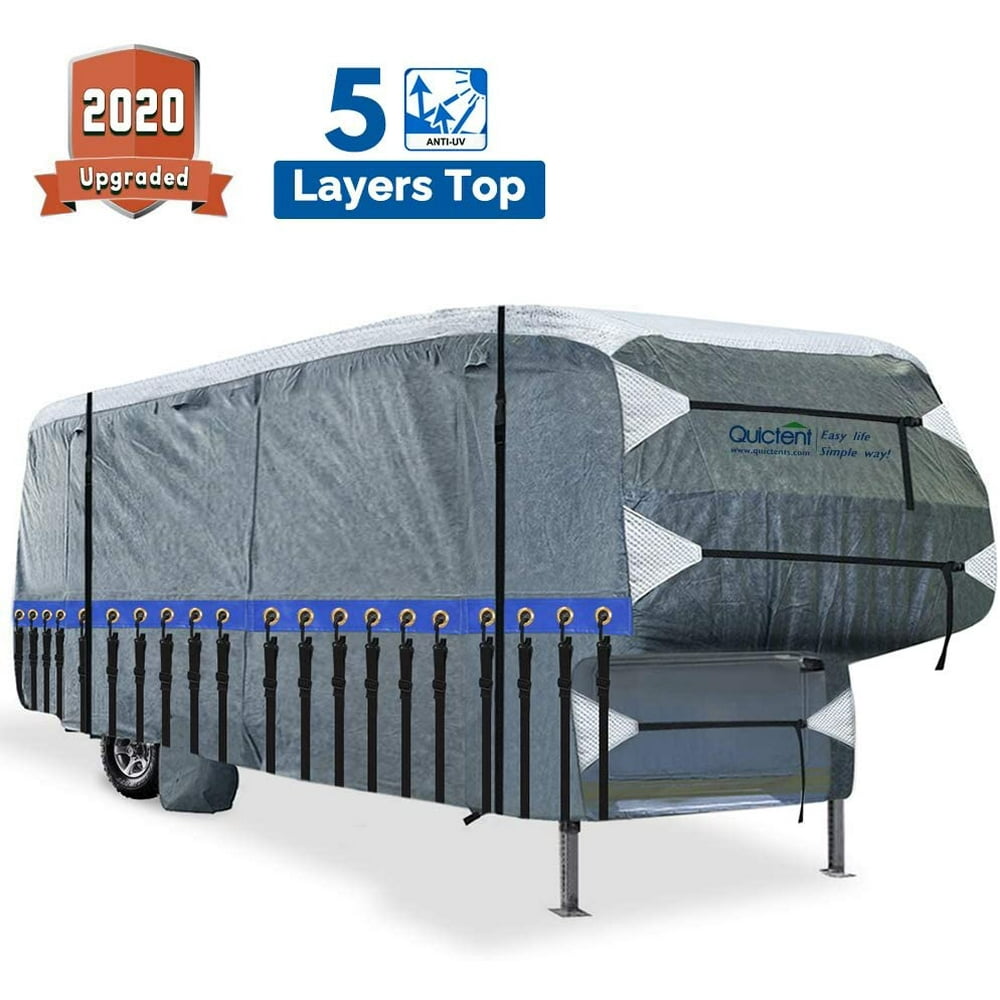 Quictent Upgraded 5th Wheel RV Cover, ExtraThick 5ply Camper Cover