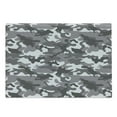 thumbnail image 1 of Camouflage Cutting Board, Monochrome Attire Pattern Camouflage Inside Vegetation Fashion Design Print, Decorative Tempered Glass Cutting and Serving Board, Large Size, Grey Coconut, by Ambesonne, 1 of 1