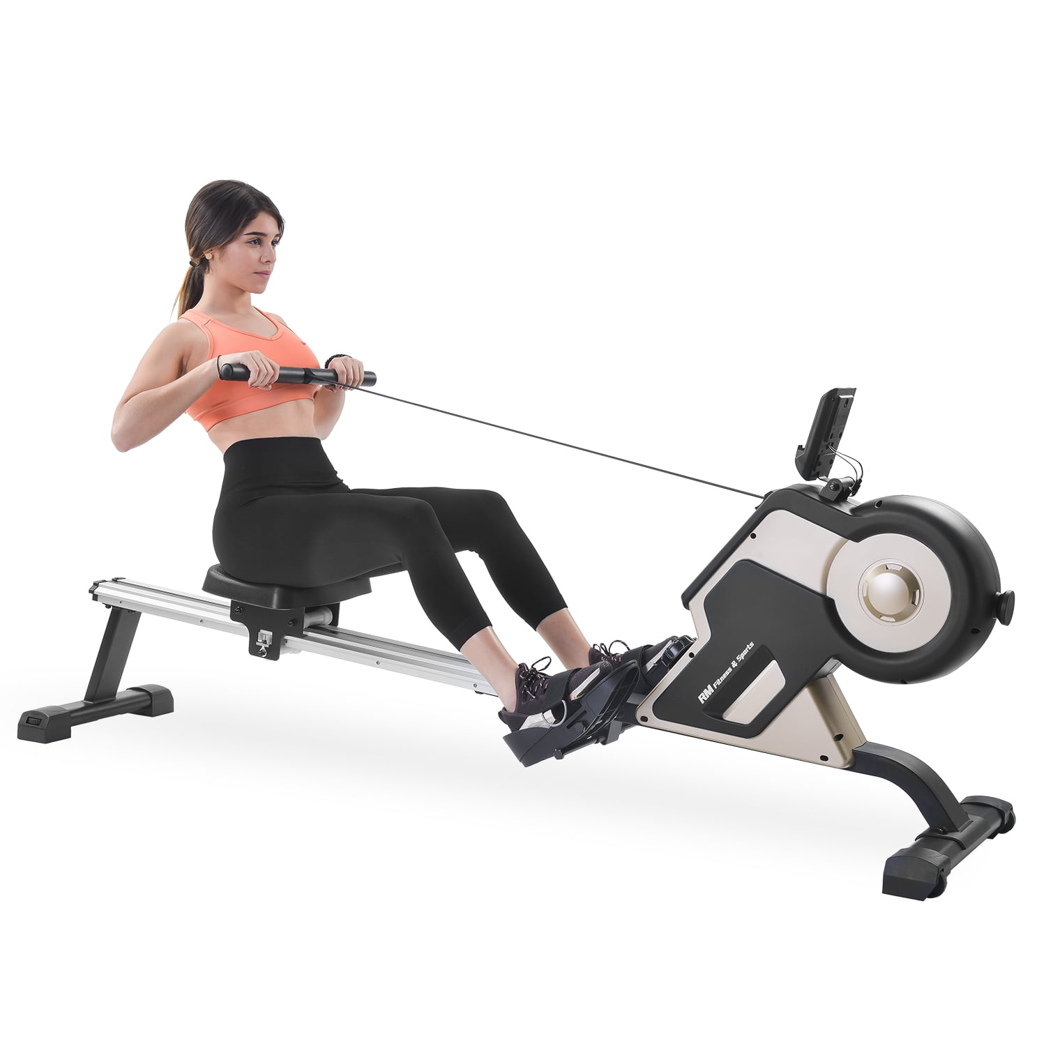 Body Fit Rowing Machine Rower Incline Home Gym Fitness Workout LCD Display
