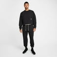 thumbnail image 3 of Men's Nike Gym Heritage Dri-FIT Fleece Fitness Pants Color: Black Size: L, 3 of 4