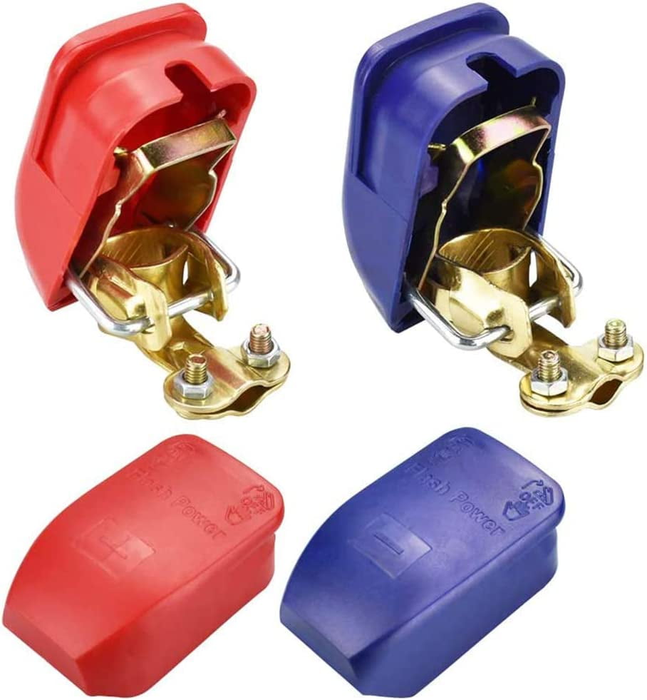 2 Pairs(4PCS) Quick Release Battery Terminals, Positive and Negative