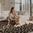 thumbnail image 5 of KUETH 8x10 Panthera Area Rugs Machine Washable Rugs for Living Room, Non Slip Flat Pile Rug with Rubber Backing, Modern Rug for Entryway Bedroom Dining Room Home Office, 5 of 9