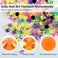 thumbnail image 2 of Nail Art Rhinestone Kit: 24-Grid Shiny DIY Resin Nail Crystals Nail Stone Gems, 2 of 6