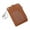 Gray,Black,Brown,Pink, variant on Portable Leather Business ID Card Credit Badge Holder Coin Purse Wallet Keychain