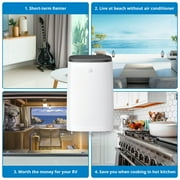 Portable Air Conditioner, 14,000 BTU/9300BTU for Room 500 -700 sq. ft, Indoor Free Standing AC Unit w/ Dehumidifier Function, Fan Mode, Remote Control, For Home, Office, School & Business Rooms