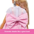 thumbnail image 4 of Barbie Deluxe Style Doll #3 in Pastel Pink Barbiecore Dress with Oversized Bow, Blond Hair, 4 of 7