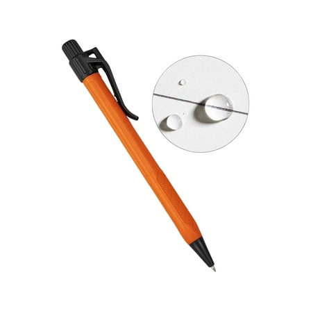 Rite in the Rain Clicker Pen Orange