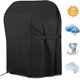 thumbnail image 1 of Funda para barbacoa, funda protectora impermeable para barbacoa de gas, 77 x 67 x 110 cm, negra, 1 of 5