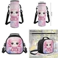 thumbnail image 7 of Uorisanigo Pink AxolotlSchool Backpack, Insulated Lunch Box Tote Bag, Stationery Pencil Case Bag, Water Bottle Sleeve 4 Pack Back to School Bags Gift for Boys Girls, 7 of 7