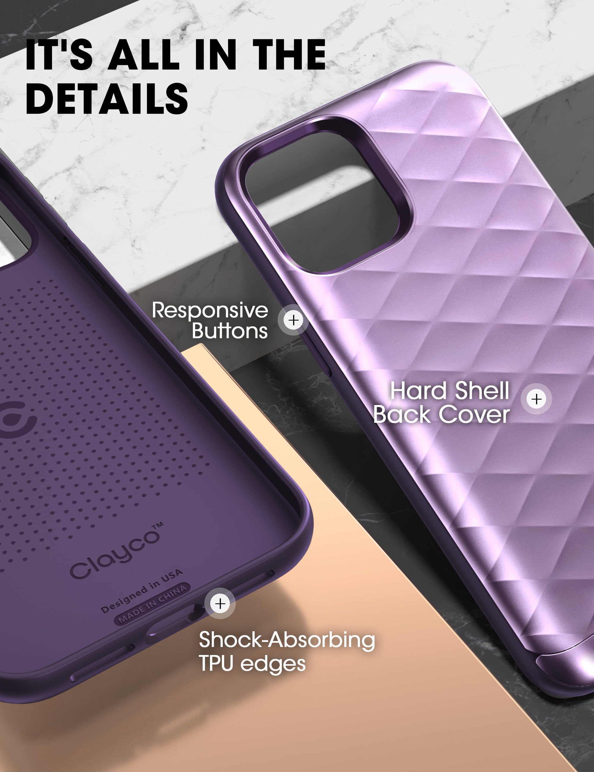 GOOSPERY iPhone 12 Mini Wallet Case with Card Holder, Protective Dual Layer Bumper Phone Case (Lilac Purple) Ip12m-mdb-ppl