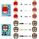 thumbnail image 1 of Pegatinas de Superhéroe DoreHoan 40pcs para Fiesta de Cumpleaños Suministros, 1 of 2